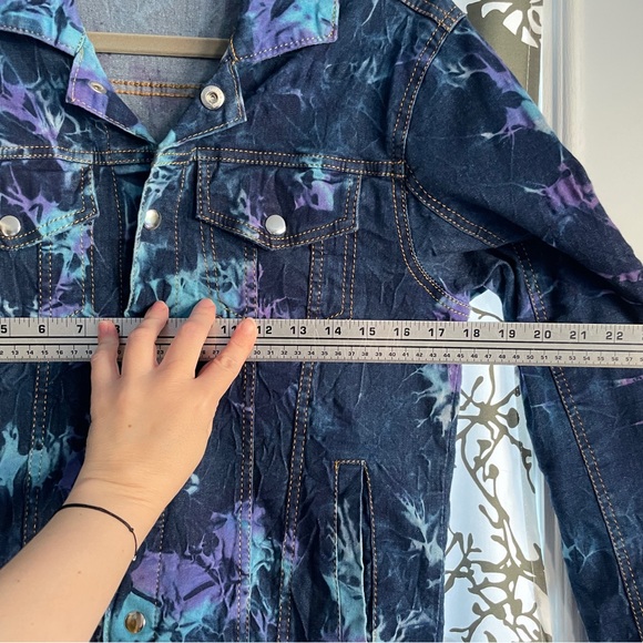 Mexicali Blues Tie-Dye Denim Jacket - Picture 3 of 6